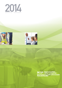 BCSP's 2014 Annual Report Released