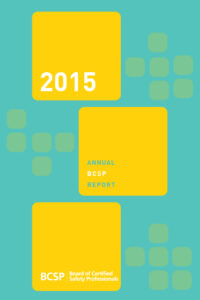 BCSP Releases 2015 Annual Report